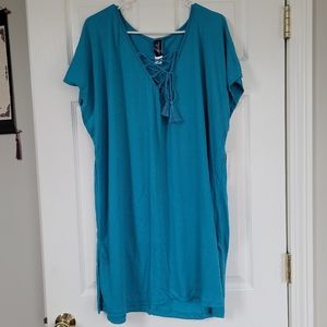 Esme Lace Up Cover Up Dress